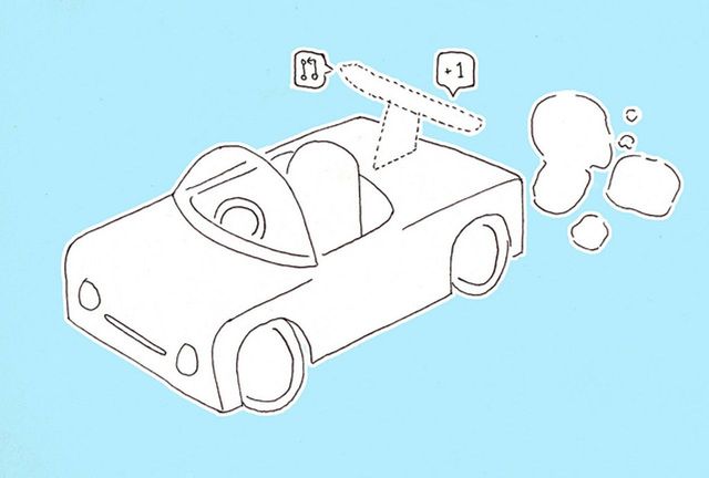 A feature-creeped car