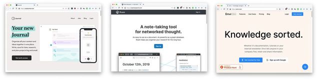 Note-taking apps