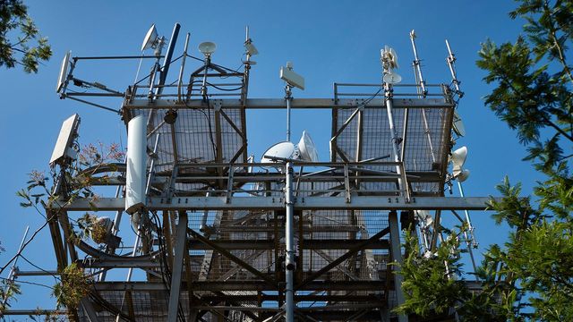 Microwave tower detail