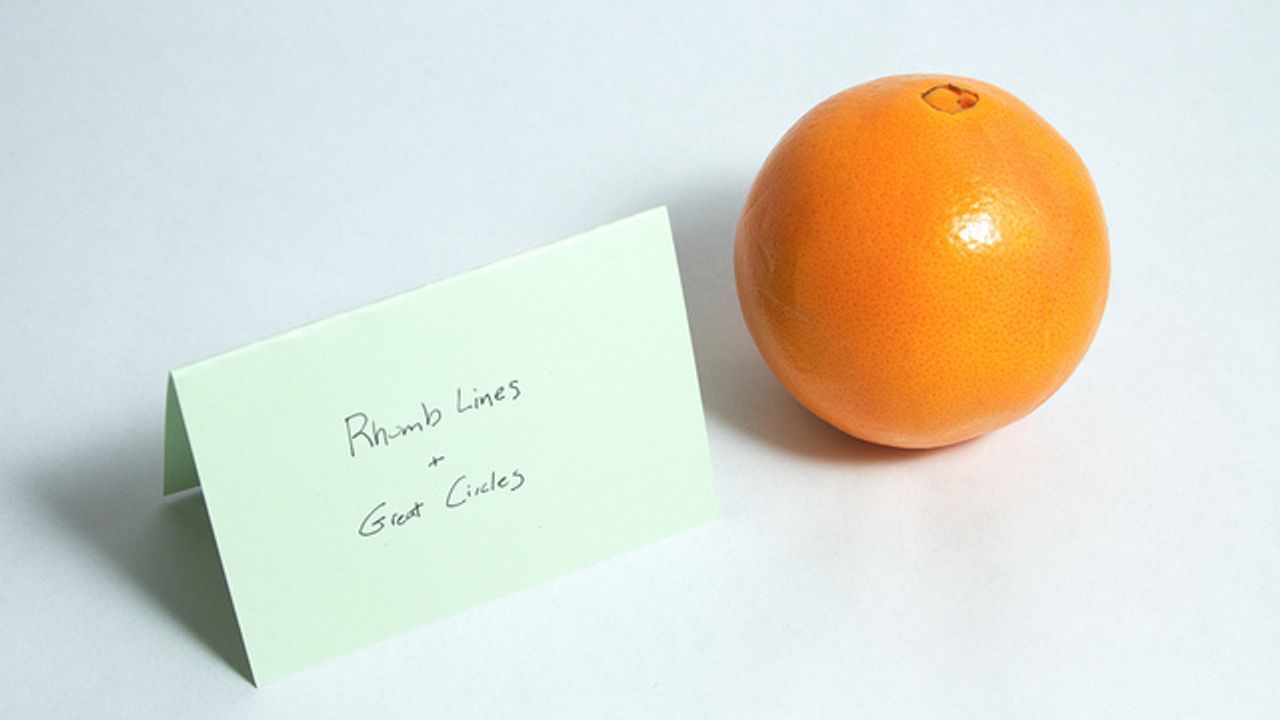 Rhumb Lines and Great Circles