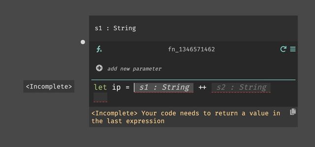 Structured editing in Dark